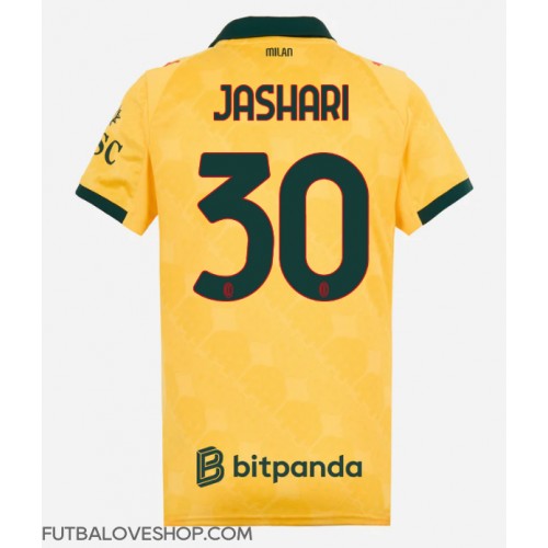Dres AC Milan Ardon Jashari #30 Tretina pre Ženy 2025-26 Krátky Rukáv